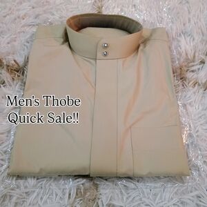 Elegant Men's Tan Thobe